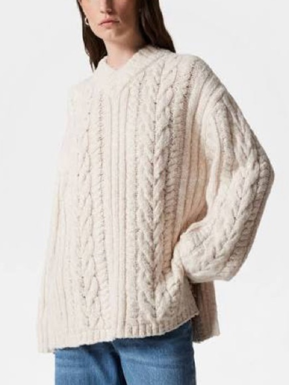 & Other Stories | Oversized Wool-Blend Knit Cardigan
